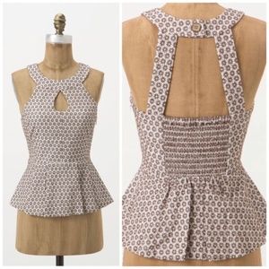 Vanessa Virginia (Anthropologie) Peplum Top
